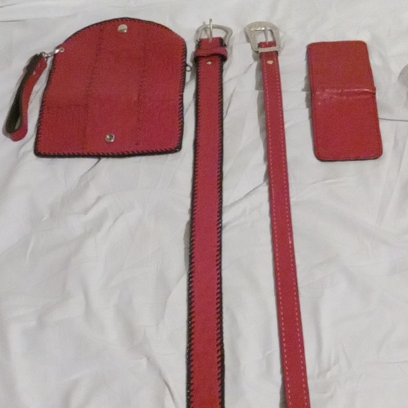 His&Her's genuine ostrich wristlet wallet & belt &genuine ostrich wallet&belt .